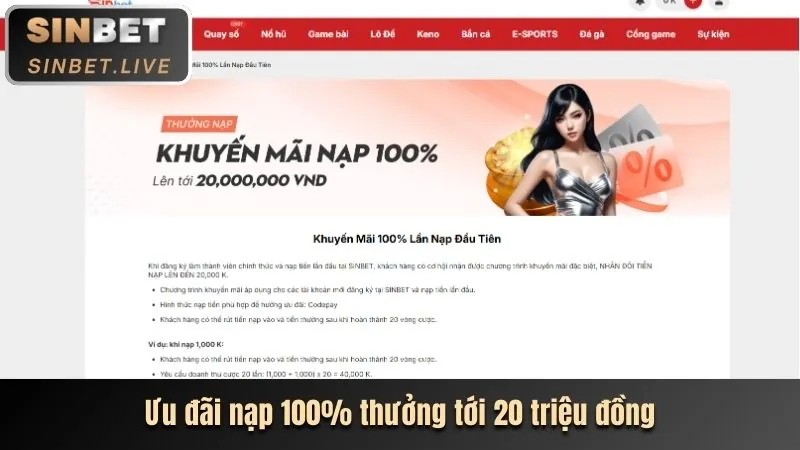 Thưởng nạp lần đầu 88JUN